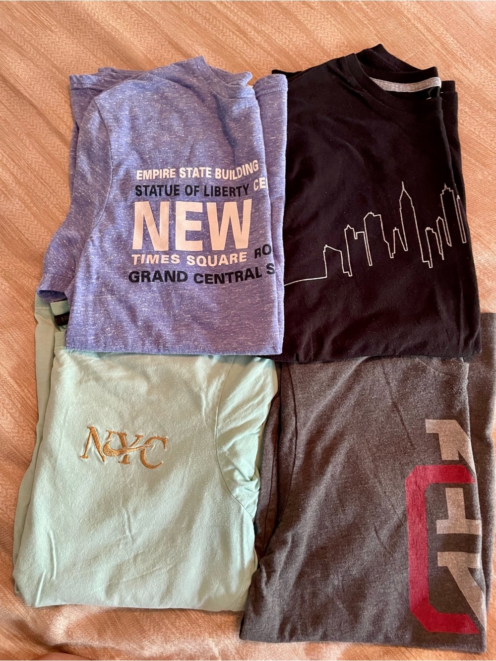 New York t-shirt bundle of 4